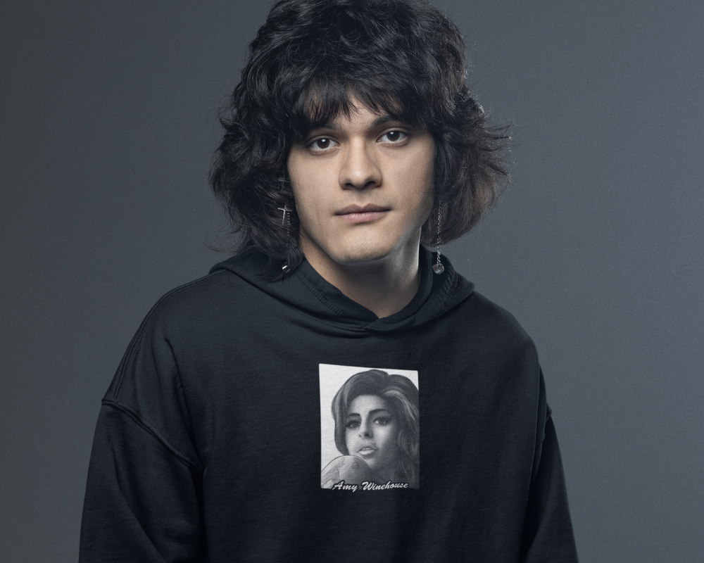 Amy Winehouse Portrait Hoodie - Image 2