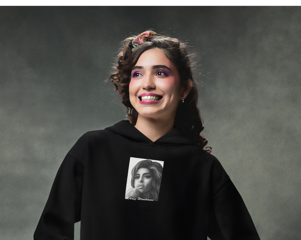 Amy Winehouse Portrait Hoodie