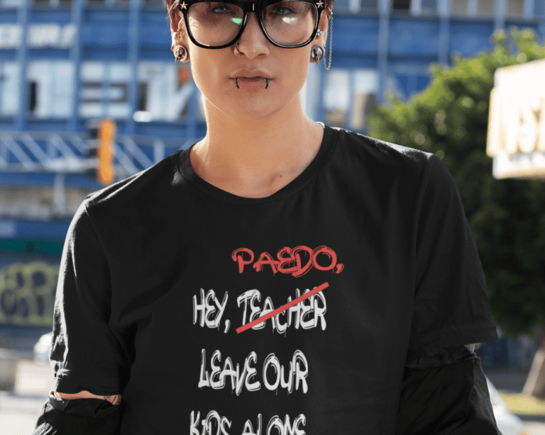 Hey, Paedo T-Shirt Black