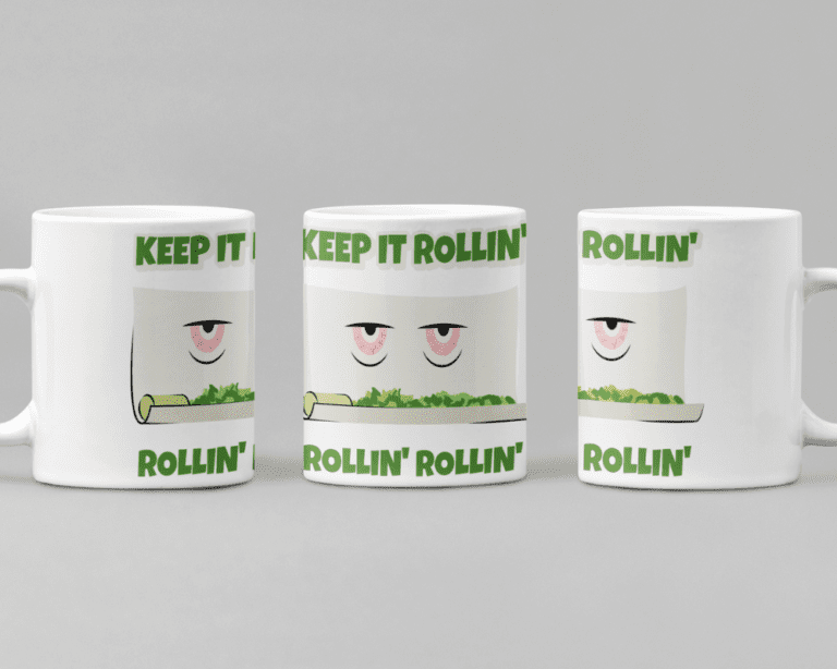 Keep It Rollin' Stretched Mug (1000 x 800 px)