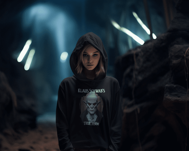 Klaus Schwab Woman Hoodie 1000x800