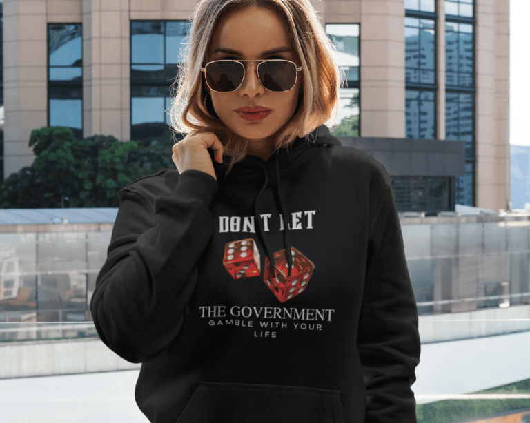 Don't Let The Government Woman Hoodie 1000x800