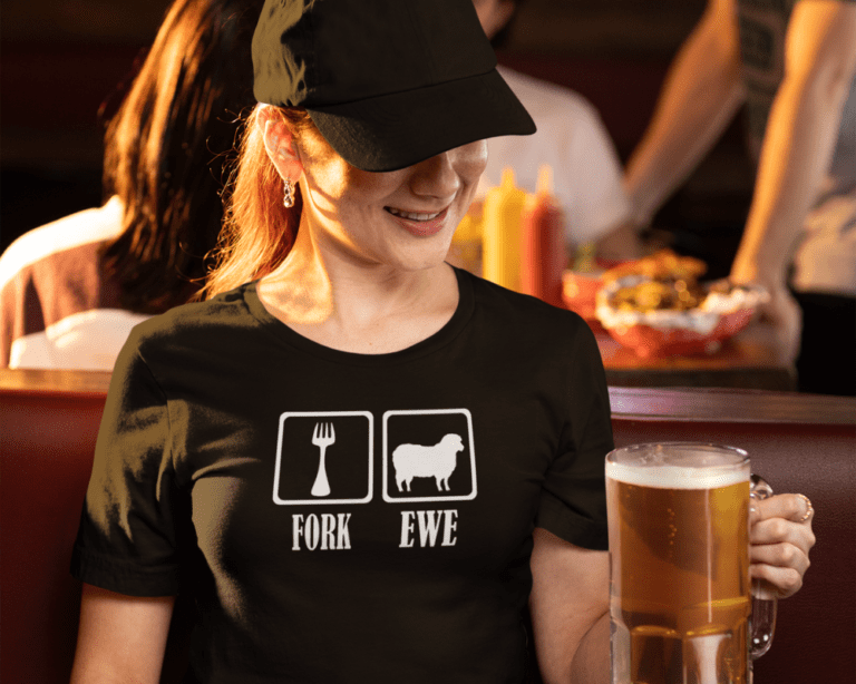 Fork Ewe Woman T-Shirt 1000x800