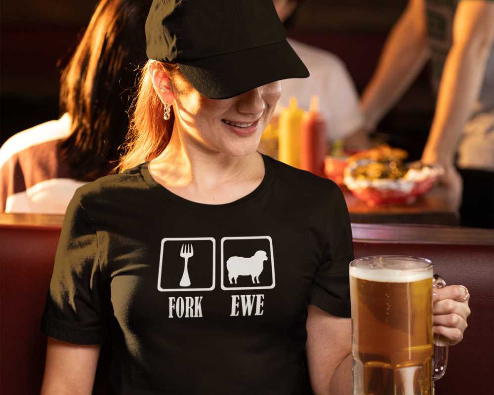 Fork Ewe Woman T-Shirt 1000x800