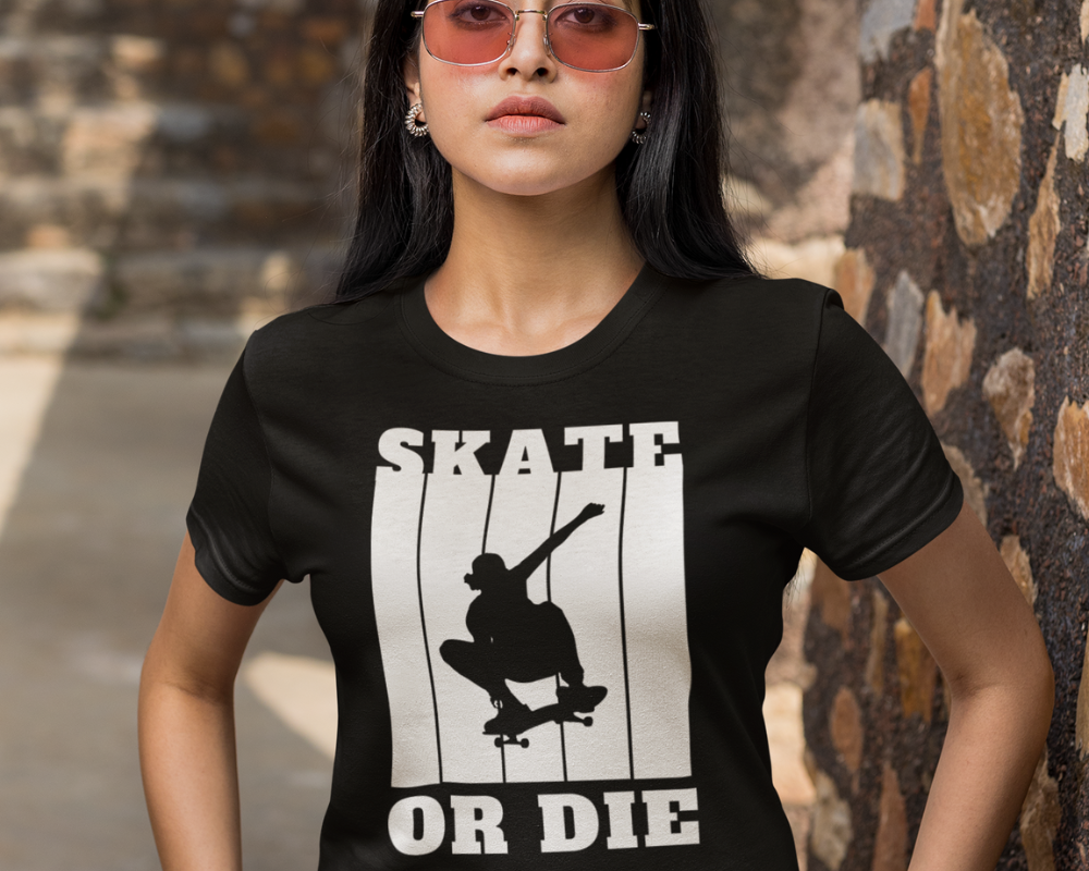 Skate Or Die Woman (1000 x 800 px)