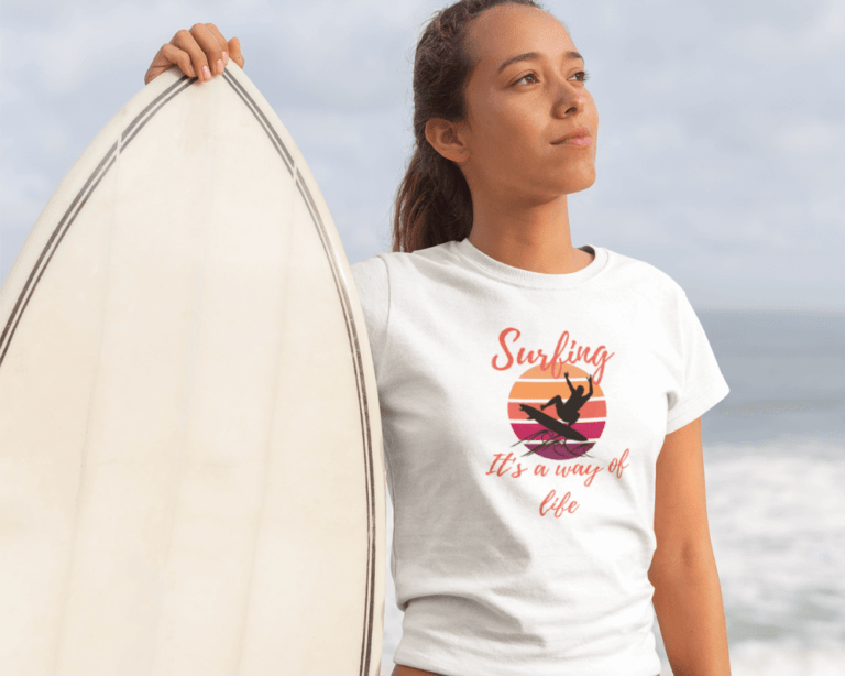 Surfing Life Woman 1000x800