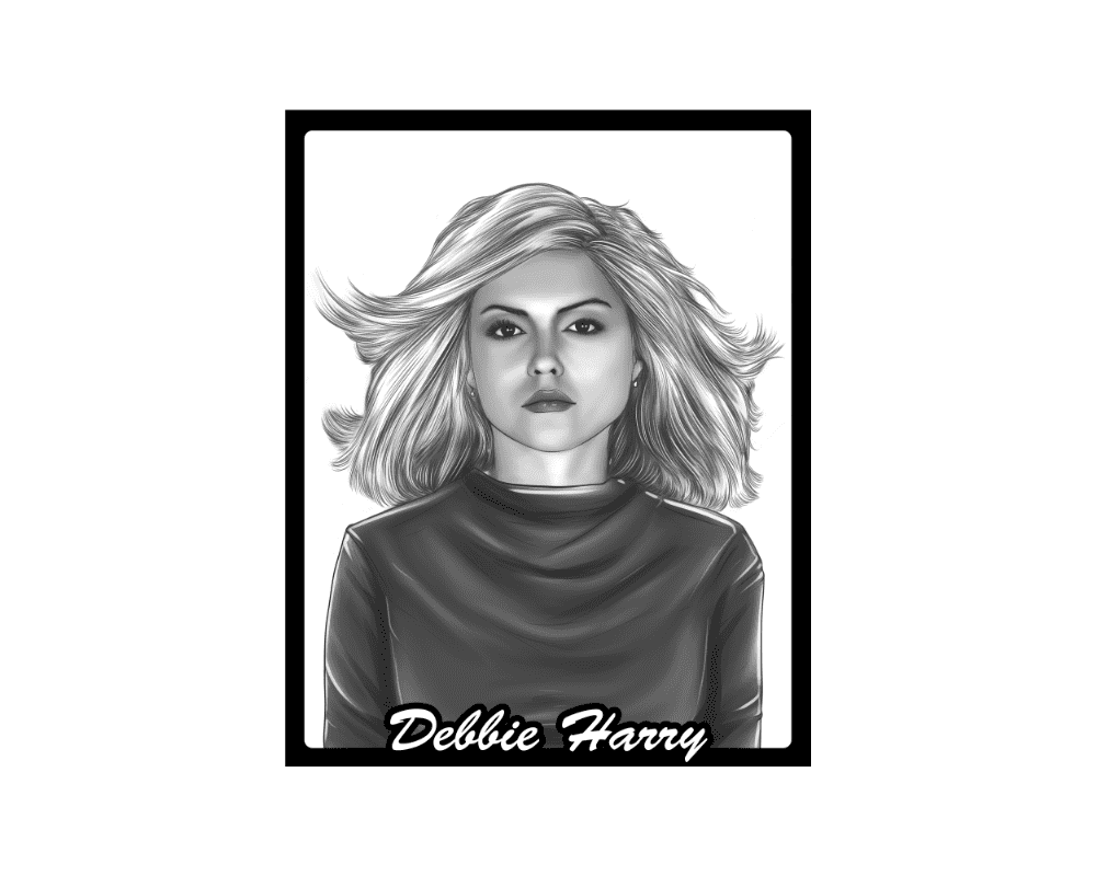 Debbie Harry (Blondie) Portrait T-Shirt - Image 3