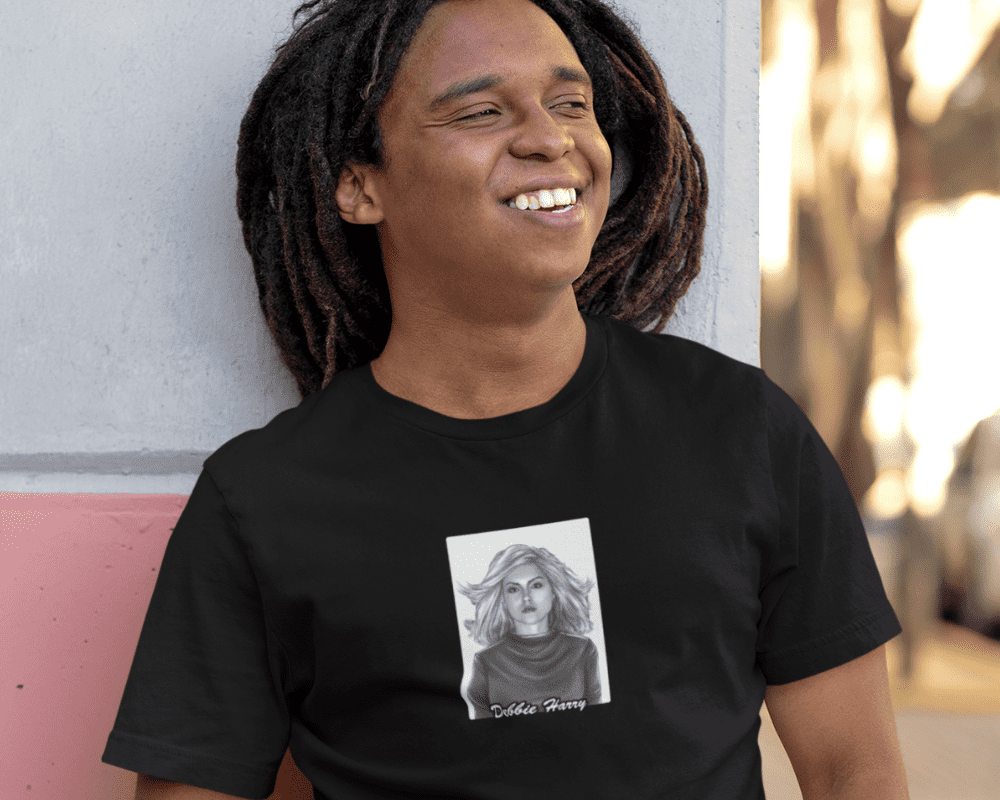 Debbie Harry (Blondie) Portrait T-Shirt - Image 2