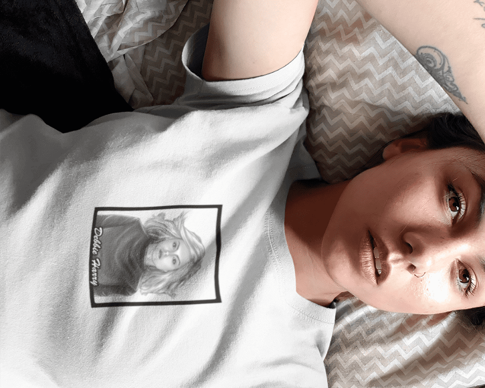 Debbie Harry (Blondie) Portrait T-Shirt