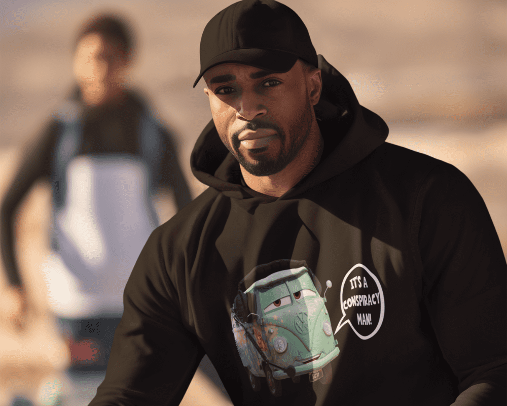 It's A Conspiracy Man Hoodie - Image 2