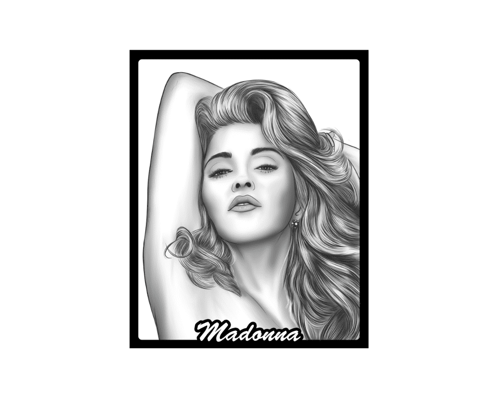 Madonna Portrait T-Shirt - Image 3