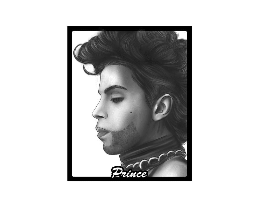 Prince Portrait Hoodie - Image 3