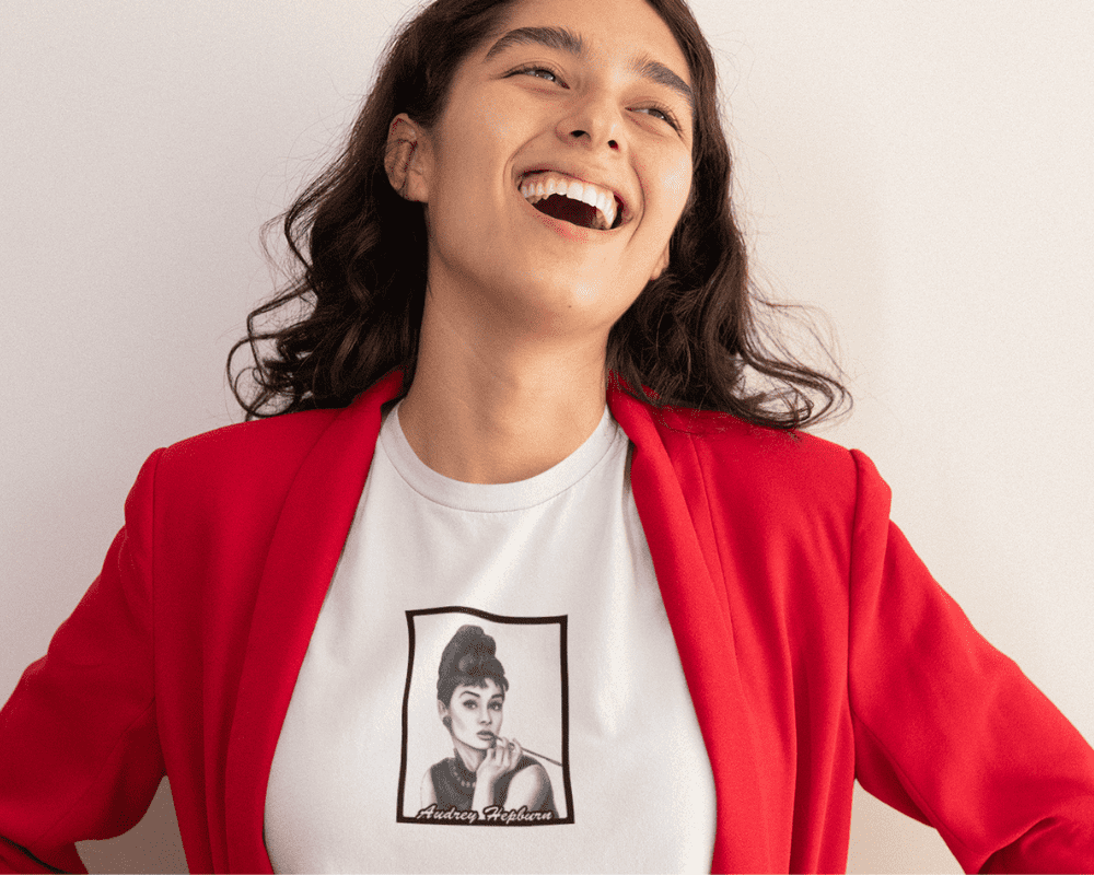 Audrey Hepburn Portrait T-Shirt