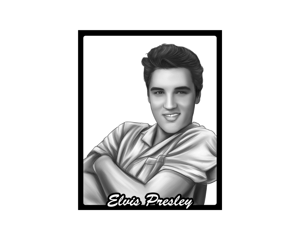 Elvis Presley Portrait Hoodie - Image 3
