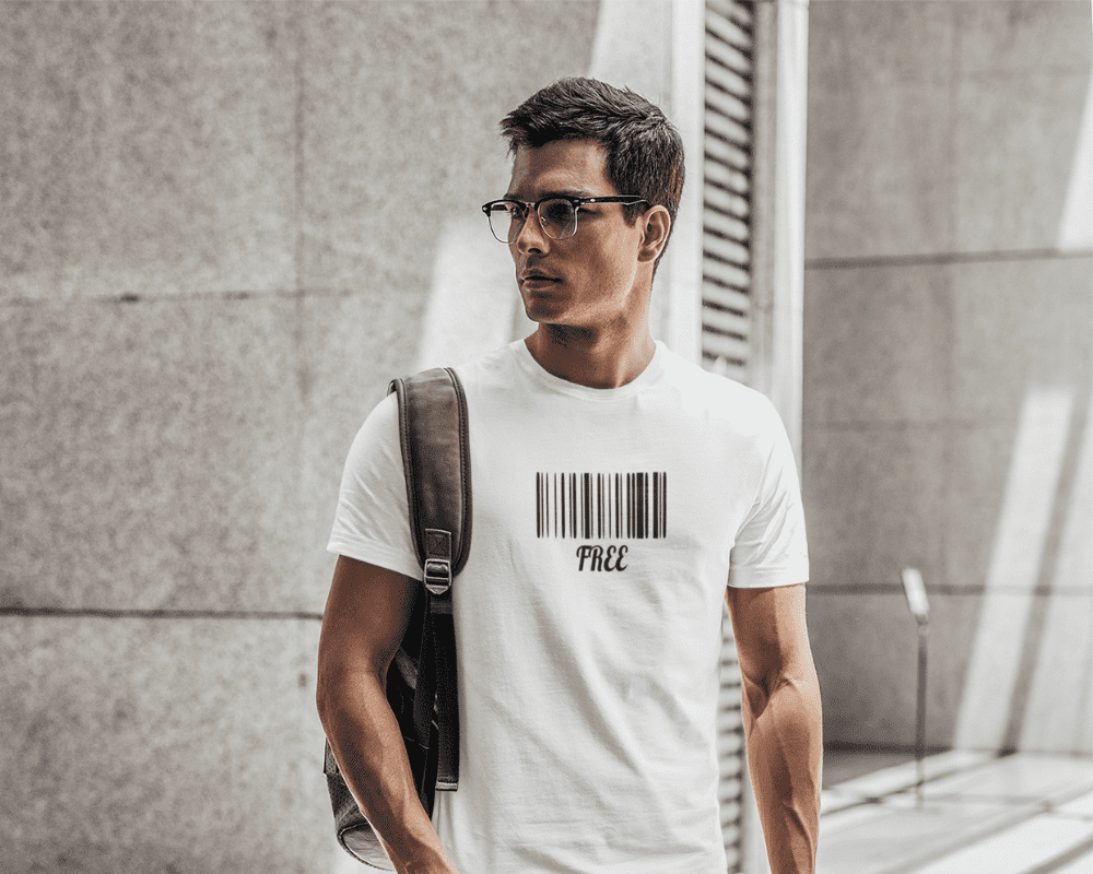 FREE Barcode T-Shirt - Image 2