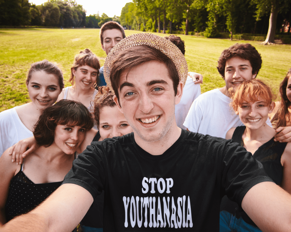 Stop Youthanasia T-Shirt - Image 2