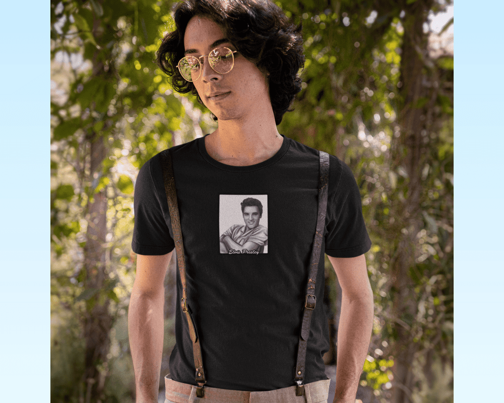 Elvis Presley Portrait T-Shirt - Image 2